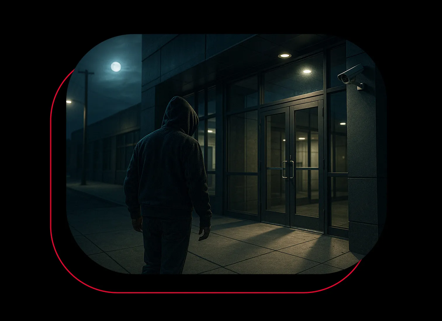 Rangers Security Group experts detect an intruder at a commercial property and prevent risks to ensure business operations stay secure and uninterrupted.