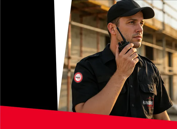 On-site security professional monitoring site operations, ensuring control and security at British Columbia